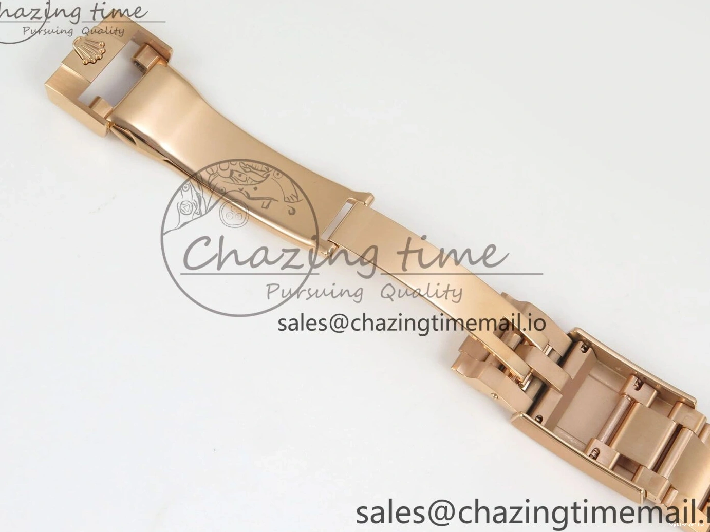 0203 FlexibleFit Daytona 116595 RBOW Rainbow IPKF Best Edition Black RG Dial on RG Bracelet DD 276